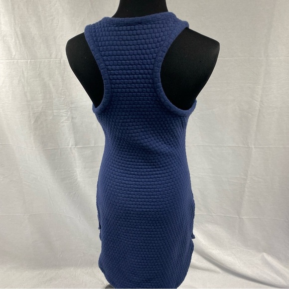 EleVen by Venus Williams Skater Rib Dress Tennis Racer Back Buttons On Side XS - Picture 3 of 7